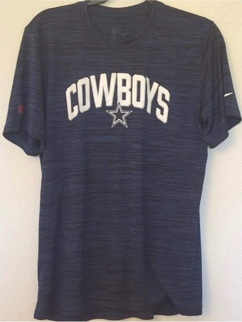 Nike Cowboys Navy Heather Short-Sleeve Tee